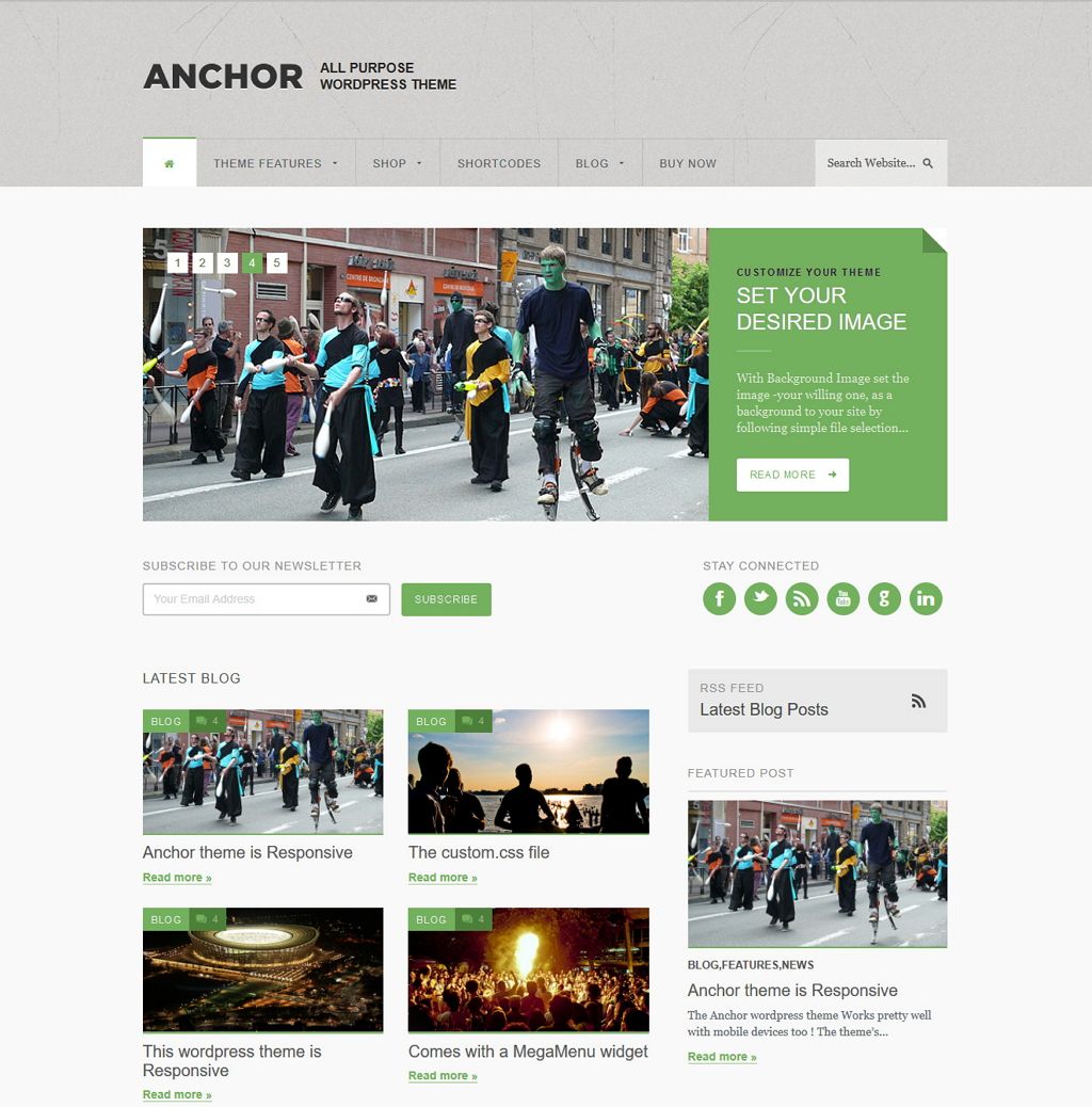 Anchor WordPress Theme
